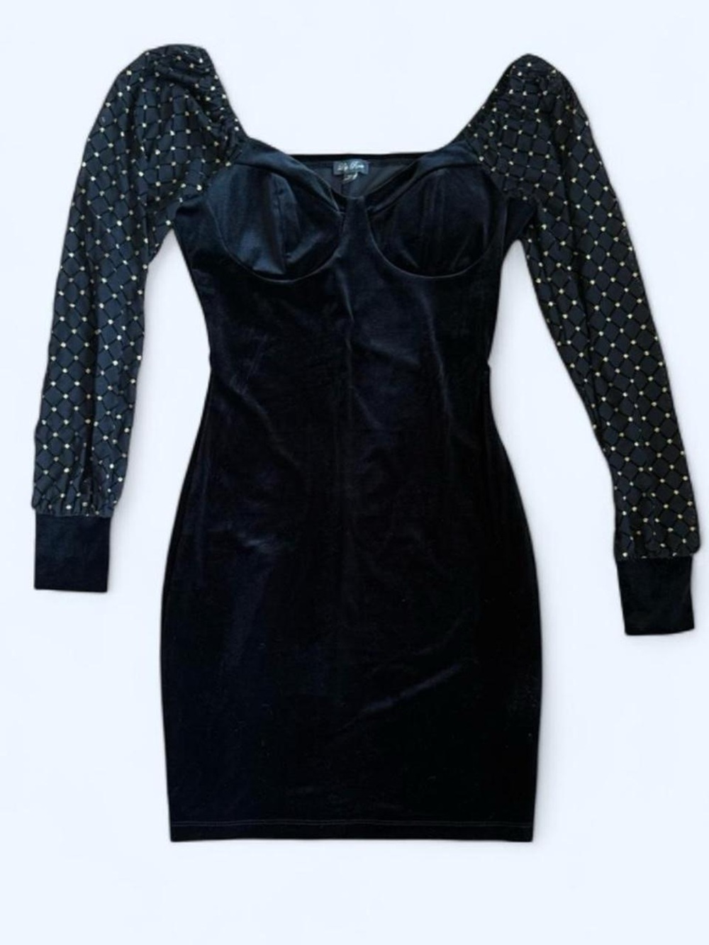 Lily Rose Witchy Velvet Bodycon Dress